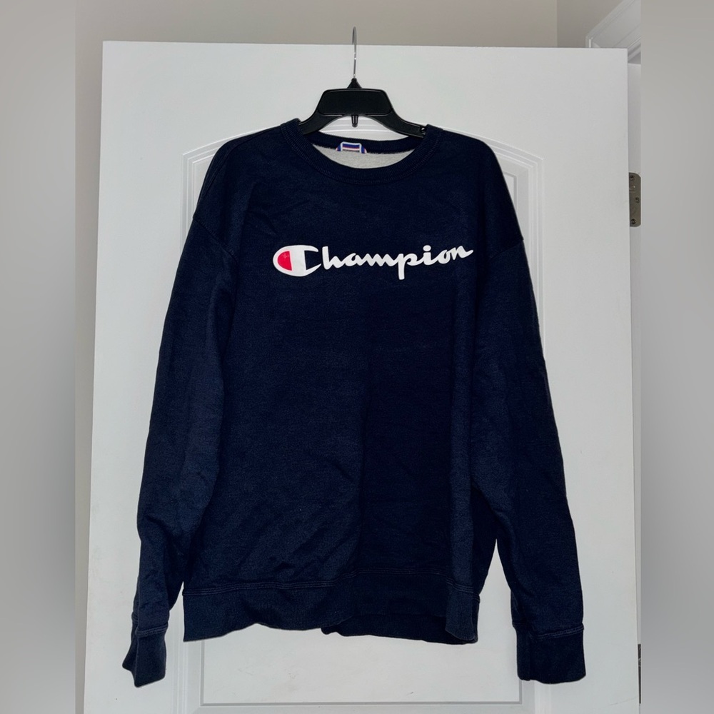 Champion Men's Navy Sweatshirt
